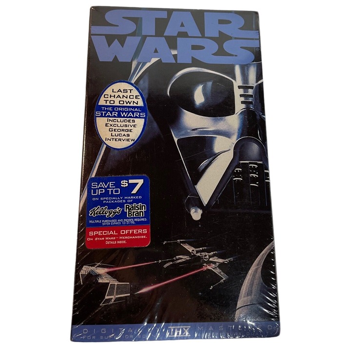 Star Wars A New Hope VHS - Brand New, Sealed with Watermark - 20th Century Fox