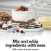 Stainless Steel Electric Snap On Storage Kitchen Mixing Bowl Whisk Hand Mixer