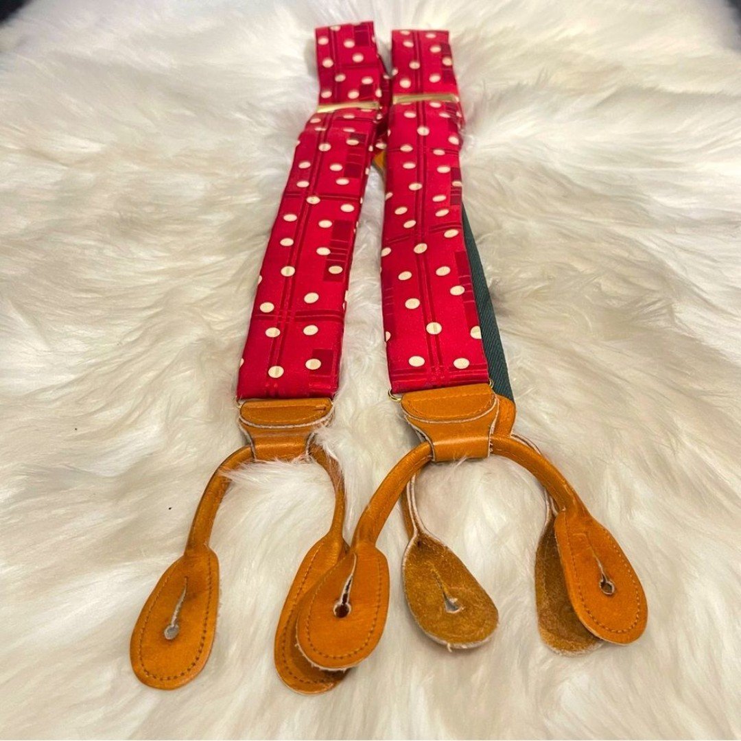 Polo Ralph Lauren Vintage Silk Suspenders