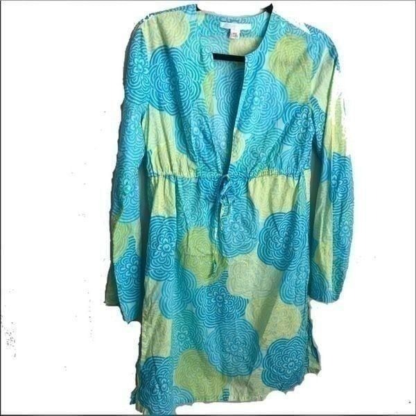 Victoria’s Secret LS Print CoverUp Dress