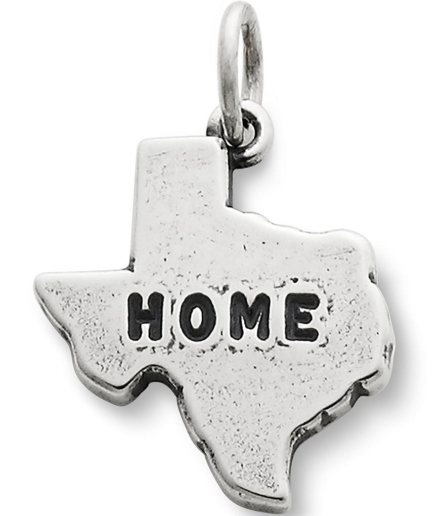 Retired James Avery Sterling Silver Texas is Home Charm