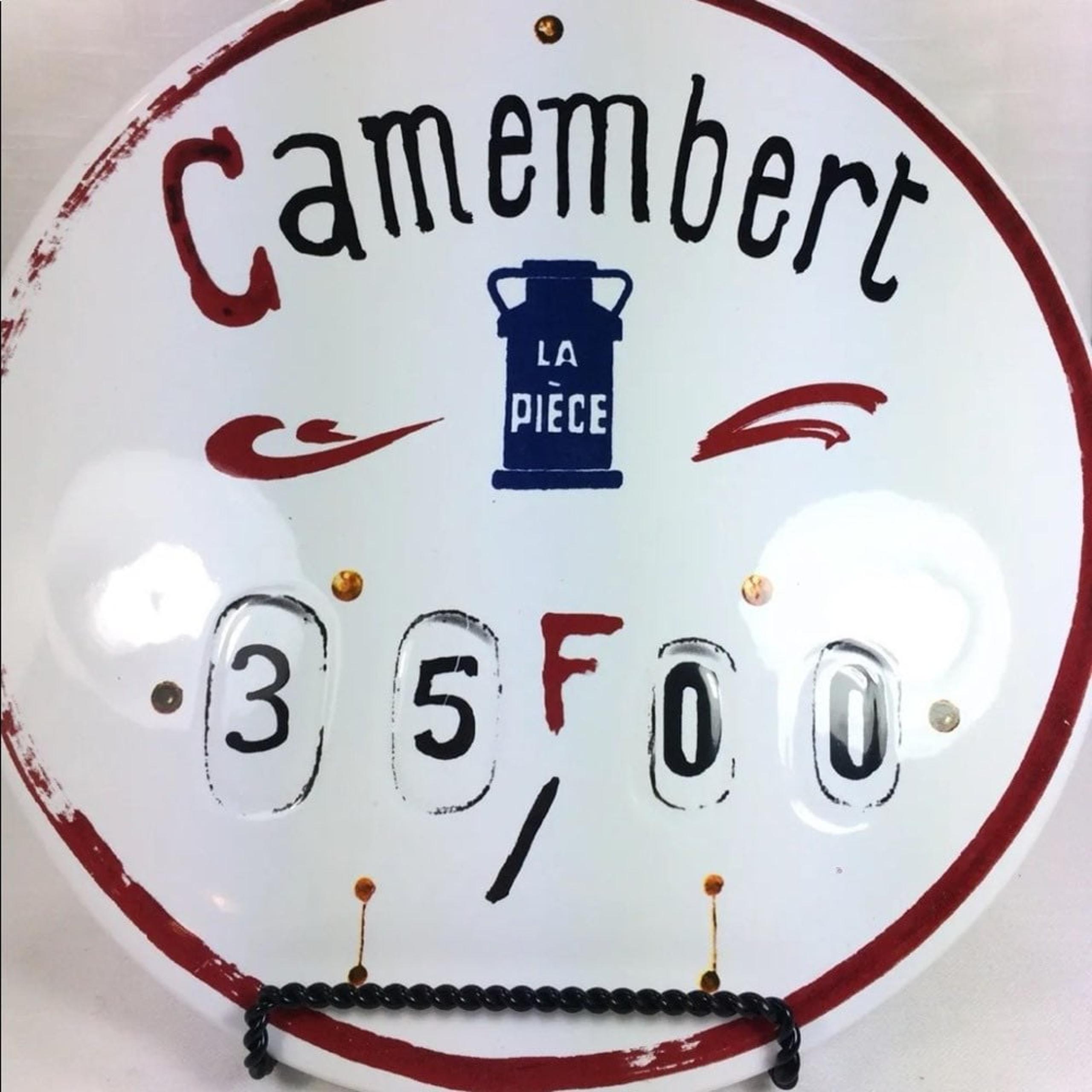 Williams Sonoma Retro Style Camembert Cheese La Piece Serving Plate Platter Mint