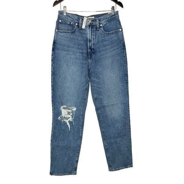 Madewell Womens 29T The Perfect Vintage Straight Distressed Jean NWT