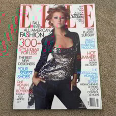 Christina Aguilera Elle Magazine
