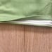 Vintage Chinese Green Silk Hand Embroidered Flowers Pillow Sham Cover 15”