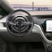 NEW JDM UNIVERSAL 350MM CARBON FIBER Acrylic Deep Dish 6 Holes Steering Wheel