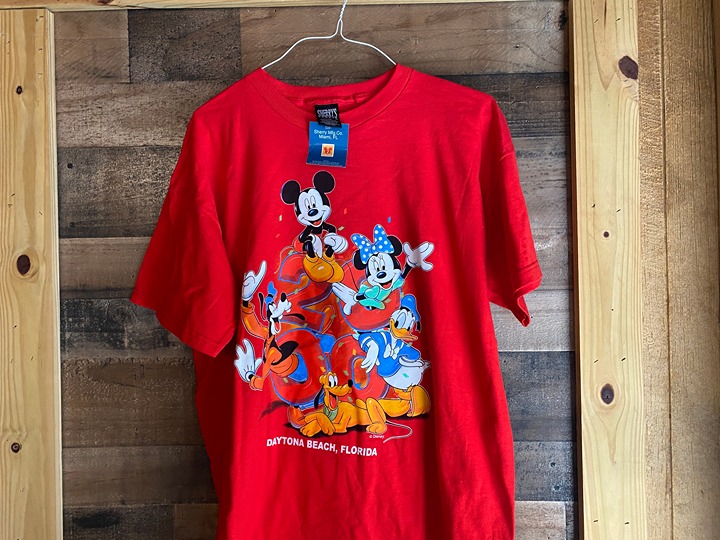 Disney Mickey Unlimited T-Shirt VTG 90s Y2K Sherrys Best Adult XL Daytona Beach