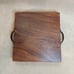 Handmade Black Walnut Charcuterie/Serving Tray w/ Lapis Lazuli Inlay