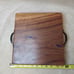 Handmade Black Walnut Charcuterie/Serving Tray w/ Lapis Lazuli Inlay