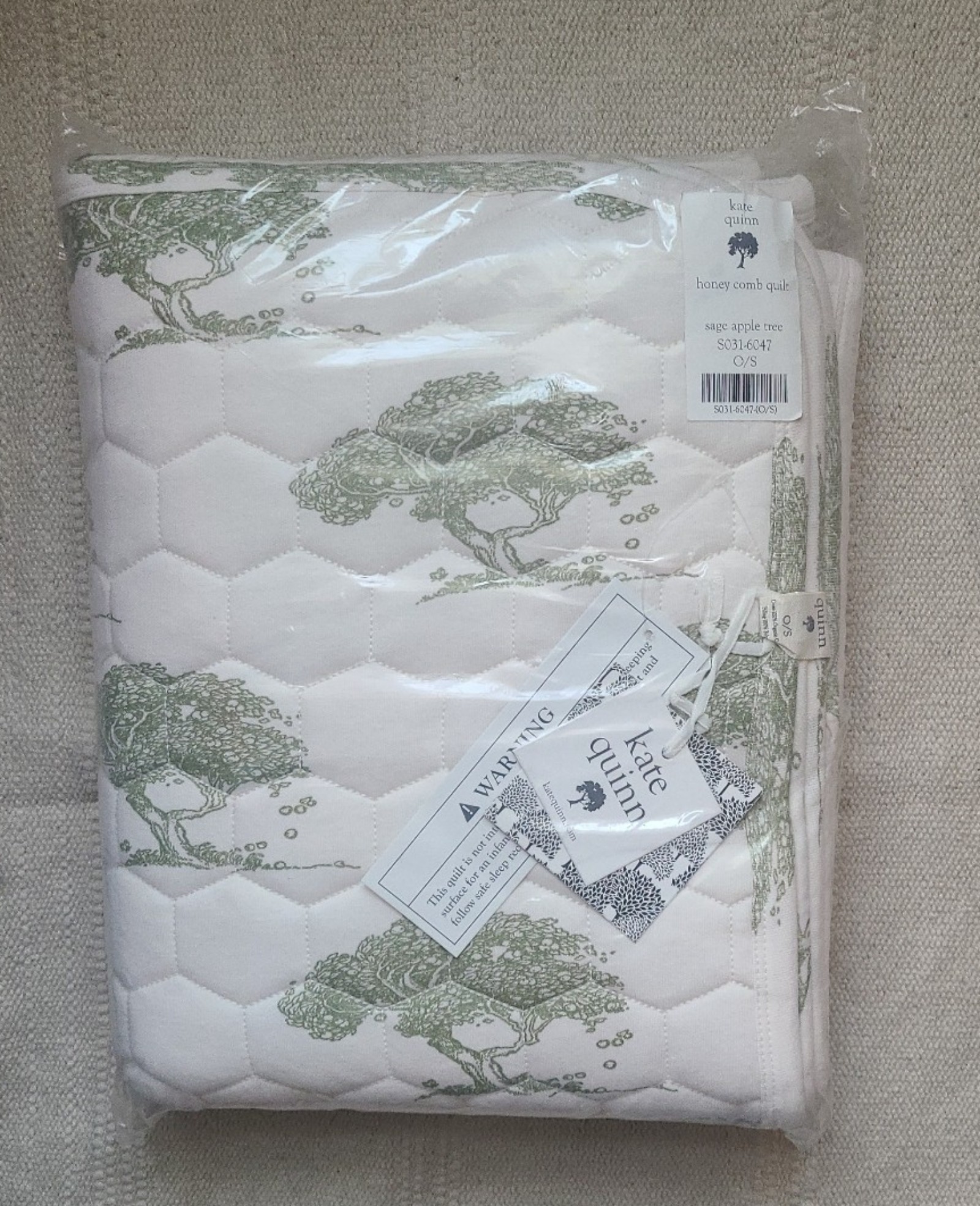 Kate quinn quilt sage apple tree