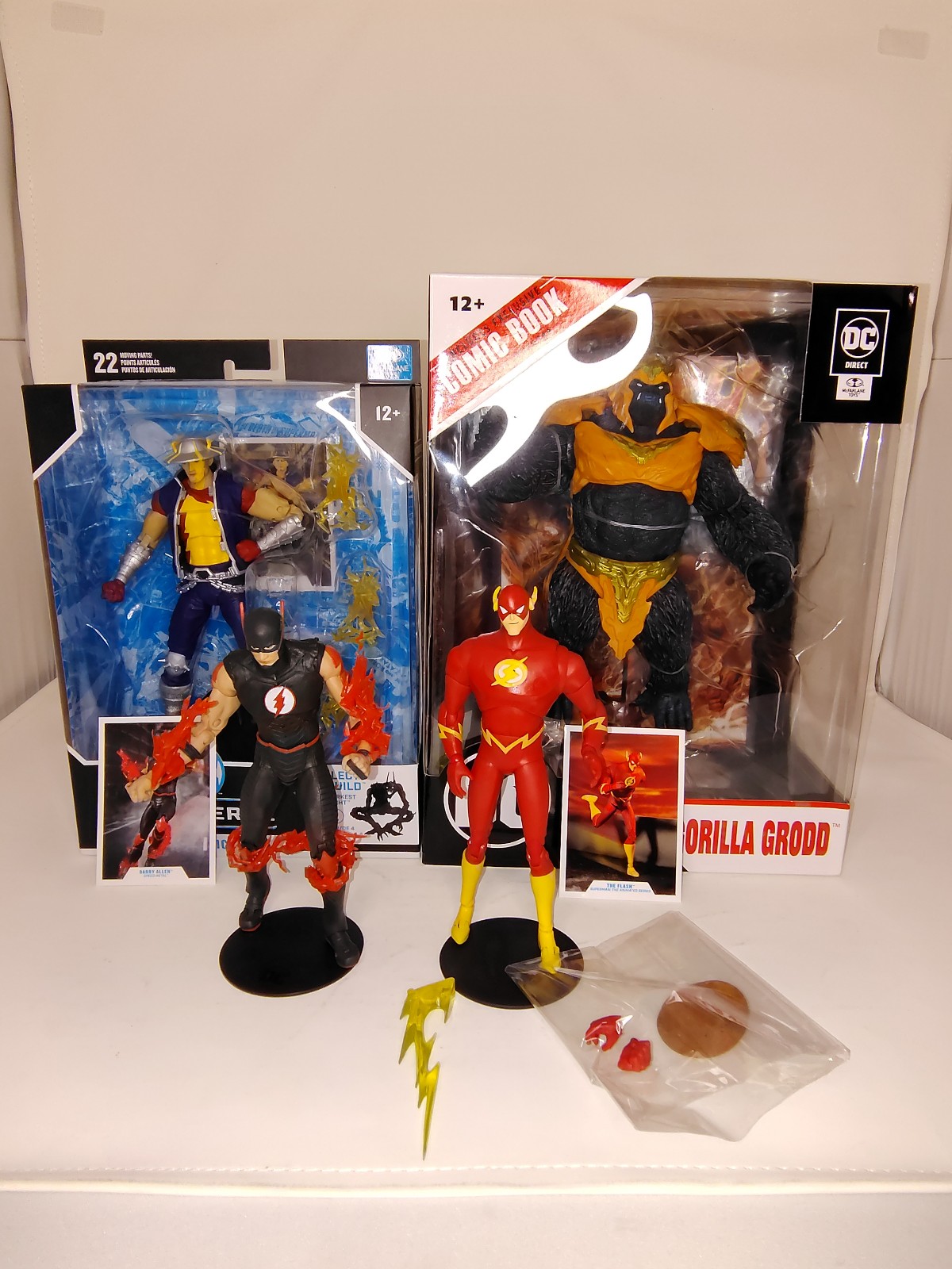 The Flash DC mcfarlane action figure lot