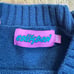 EDIKTED NAVY KNIT BOW CROPPED SWEATER SIZE XS/S XS S