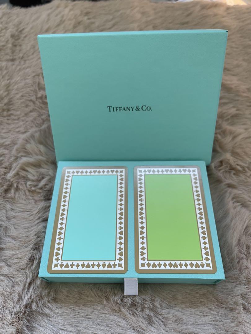 Brand new, unused Tiffany playing cards, unopened. Set of 2. TIFFANY.