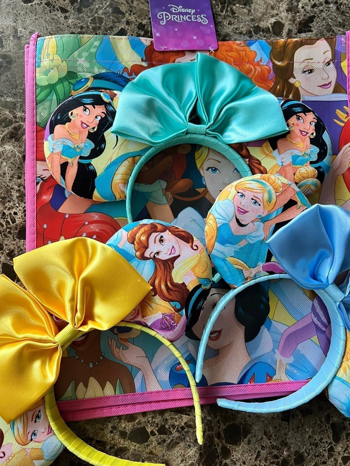 Disney Princess Ears, Belle, Cinderella & Jazmin