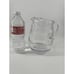 Pitcher Glass Bee Hive Ribbed Heavy Clear 7.5” T No-Spill Ice Glassware Party