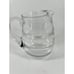 Pitcher Glass Bee Hive Ribbed Heavy Clear 7.5” T No-Spill Ice Glassware Party