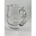 Pitcher Glass Bee Hive Ribbed Heavy Clear 7.5” T No-Spill Ice Glassware Party