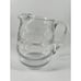 Pitcher Glass Bee Hive Ribbed Heavy Clear 7.5” T No-Spill Ice Glassware Party