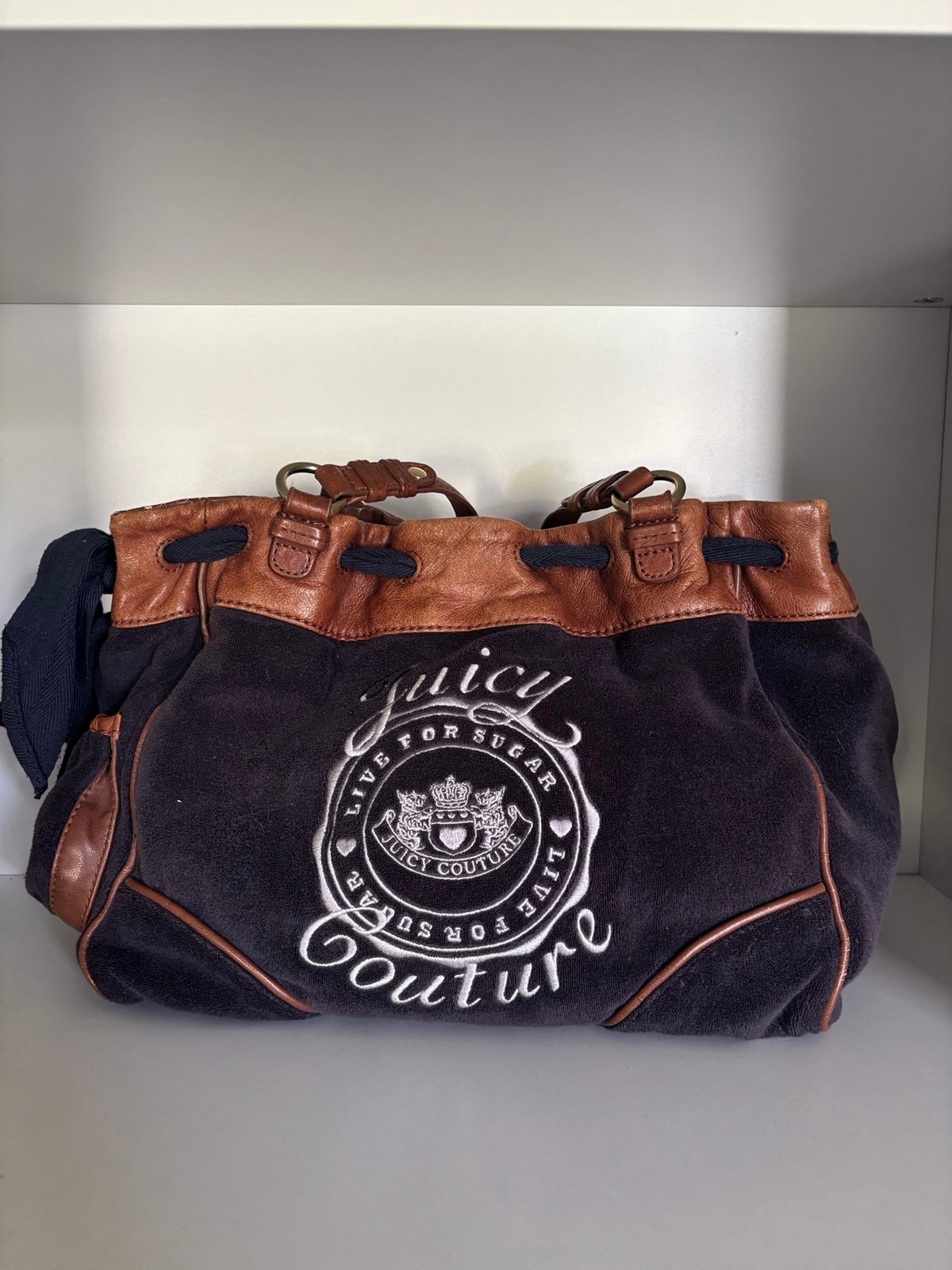 Juicy Couture Navy and Brown Day Dreamer