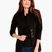 Size M Women's Nic+Zoe Classic Black Knit Blazer Woth Pockets