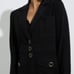 Size M Women's Nic+Zoe Classic Black Knit Blazer Woth Pockets