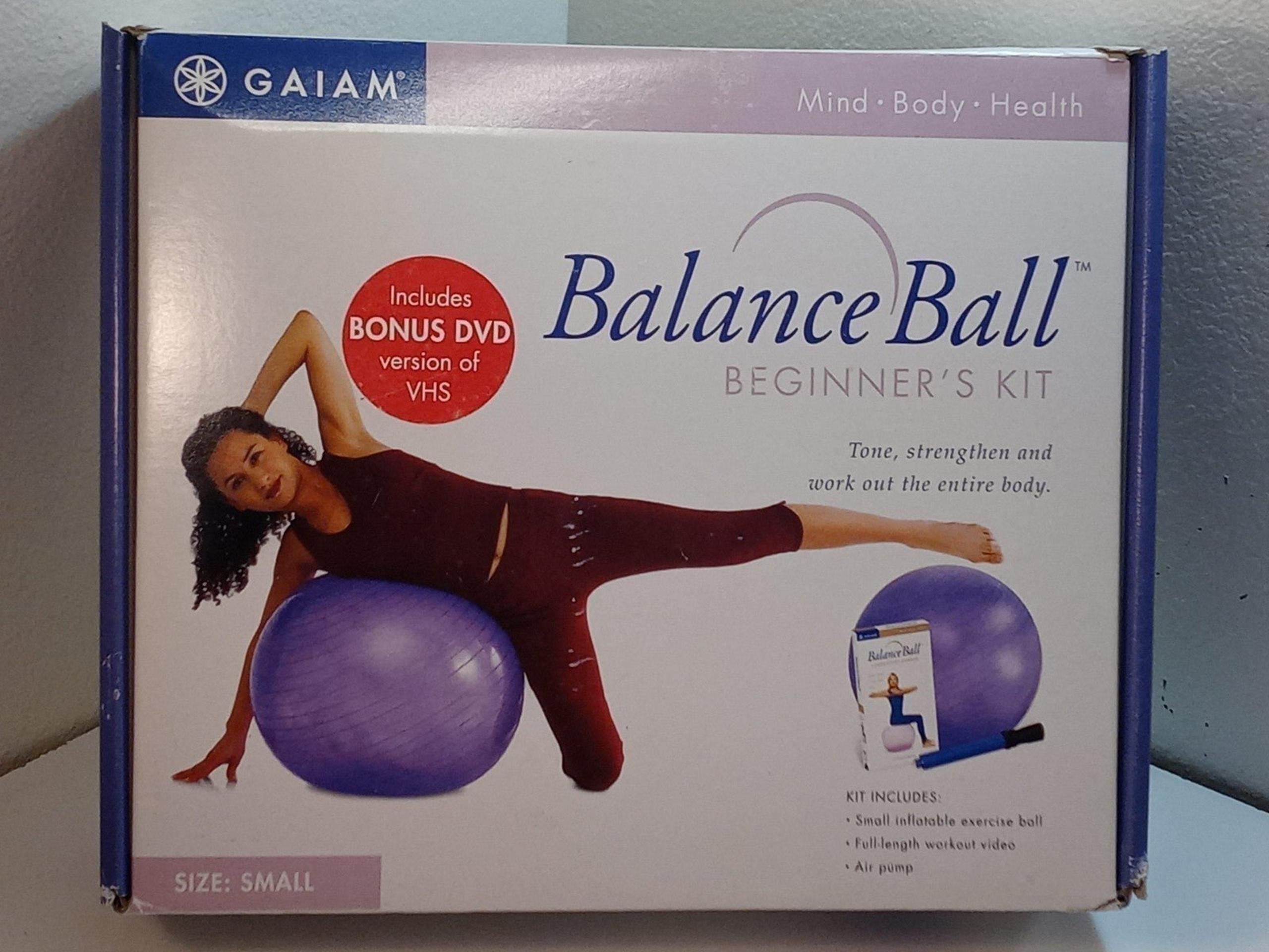 Gaiam Balance Ball Beginners Kit