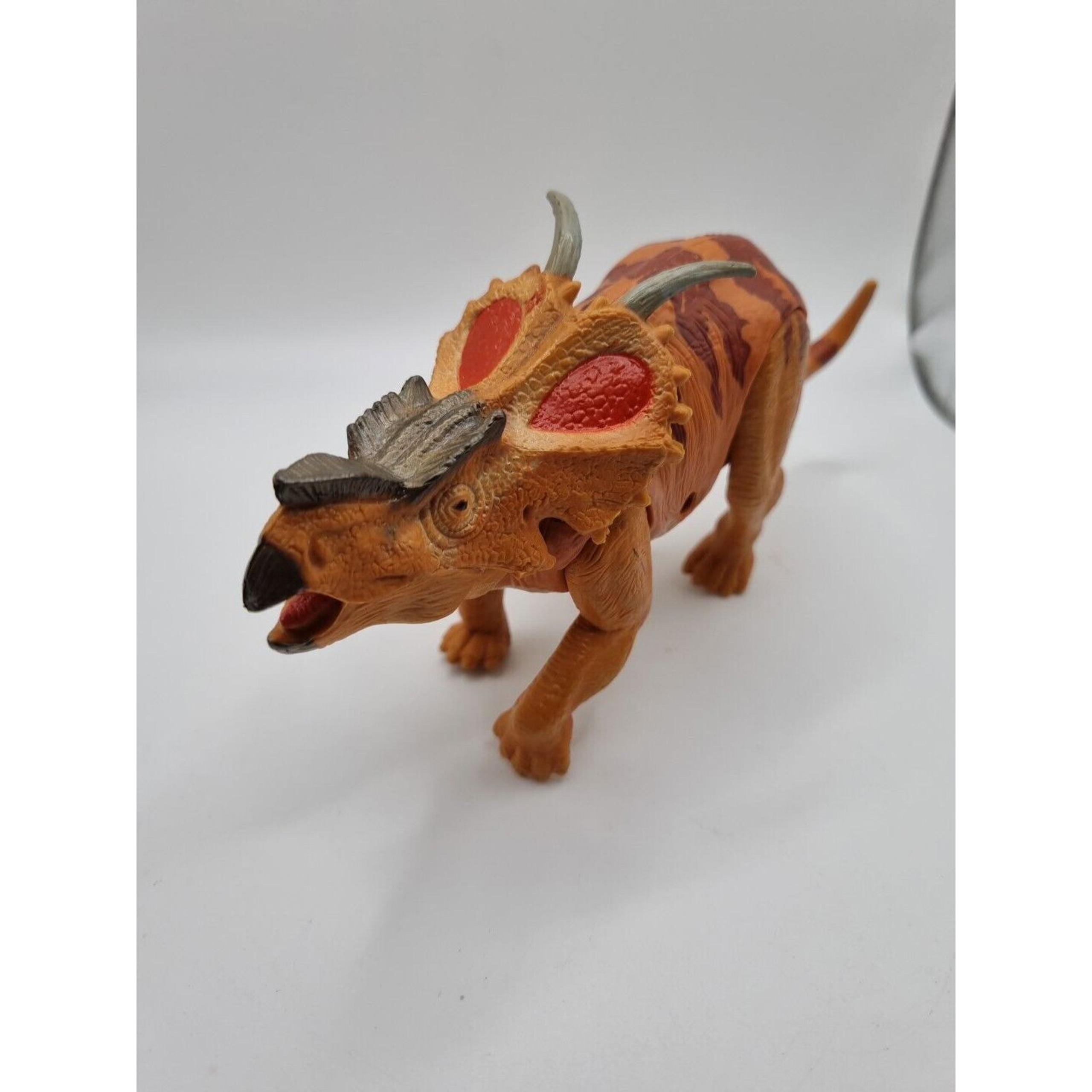 Kid Galaxy Achelousaurus Realistic Orange Dino Figure Prehistoric Dinosaur Toy