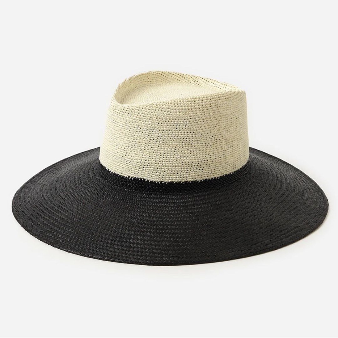 FREYA black and tan Anemone hat