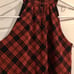 Intl Concepts S Plaid Band Collar/Hem