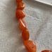 vintage carnelian copper necklace