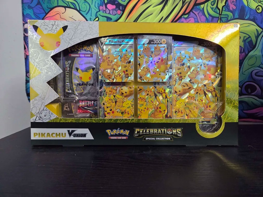 *SEALED* 2021 Pokemon Celebrations TCG Pikachu V-Union Box