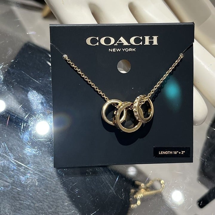 COACH Signature Rondell Necklace CI902 GLD
