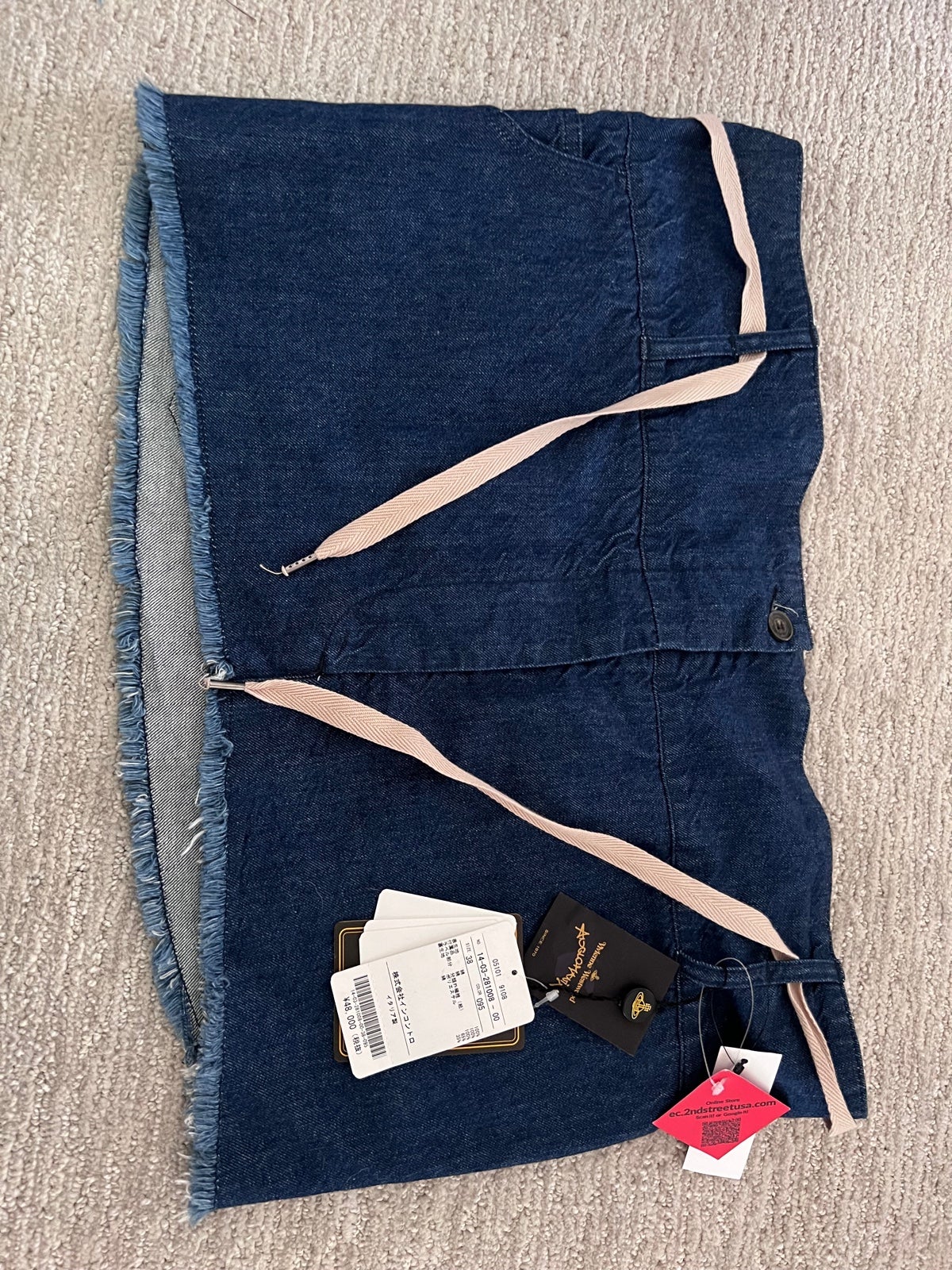 Vivienne Westwood Anglomania Denim Mini Skirt