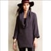 Anthropologie Chunky Mauve Knit Sweater