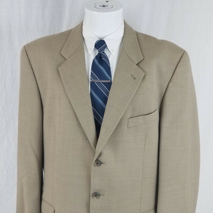 Joseph Abboud 44 L Herringbone Parisian