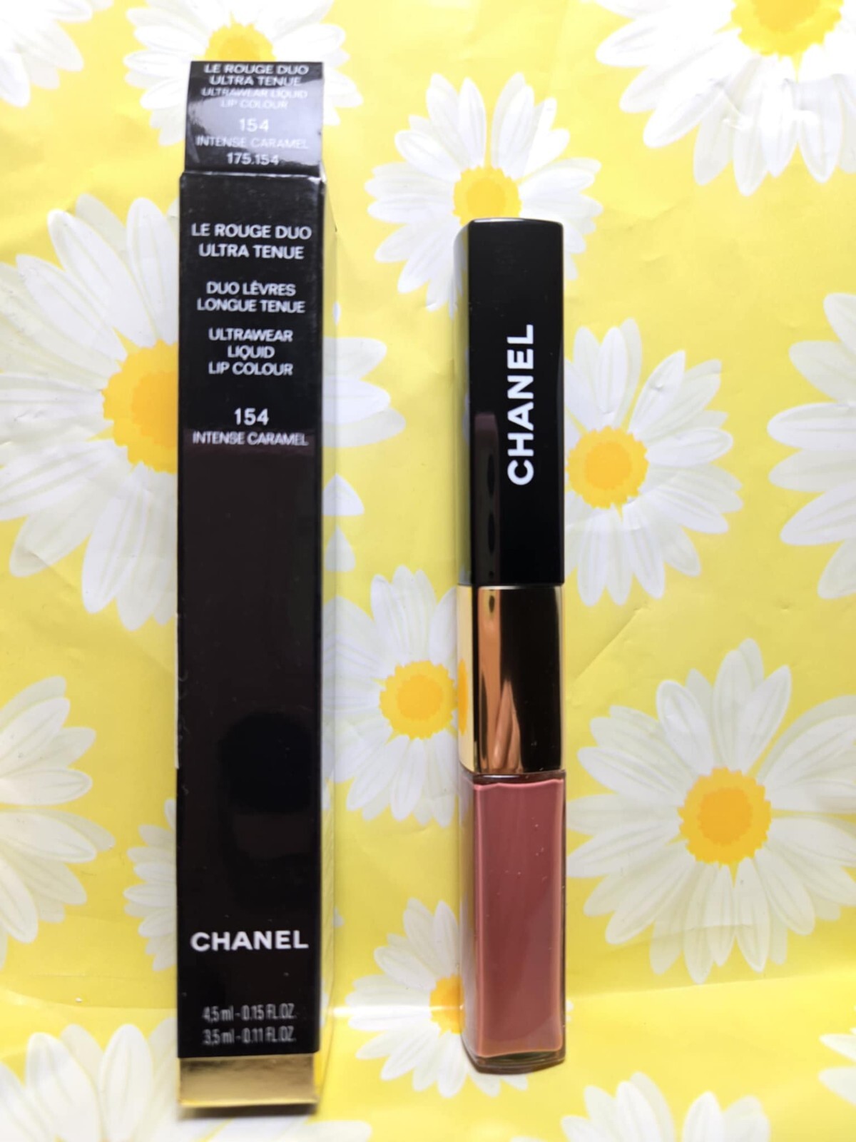 #154 Intense Caramel Chanel Le Rouge Duo Ultra Tenue Ultrawear Liquid Lip