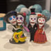 Dia de los Muertos Dancing Calaveras Couple Figurines Decor