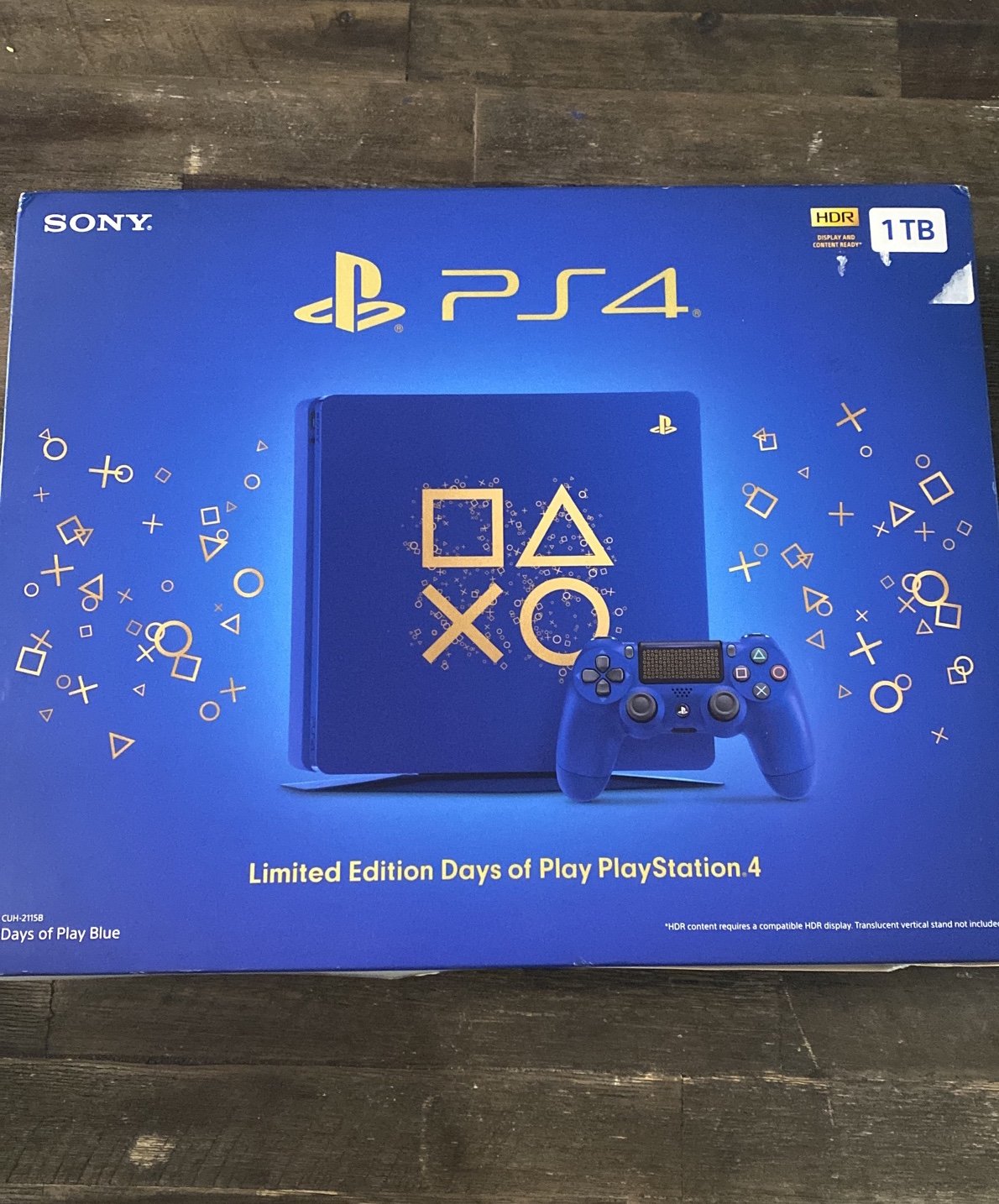 Sony PlayStation 4 Days of Play Slim Console in Blue 1 TB