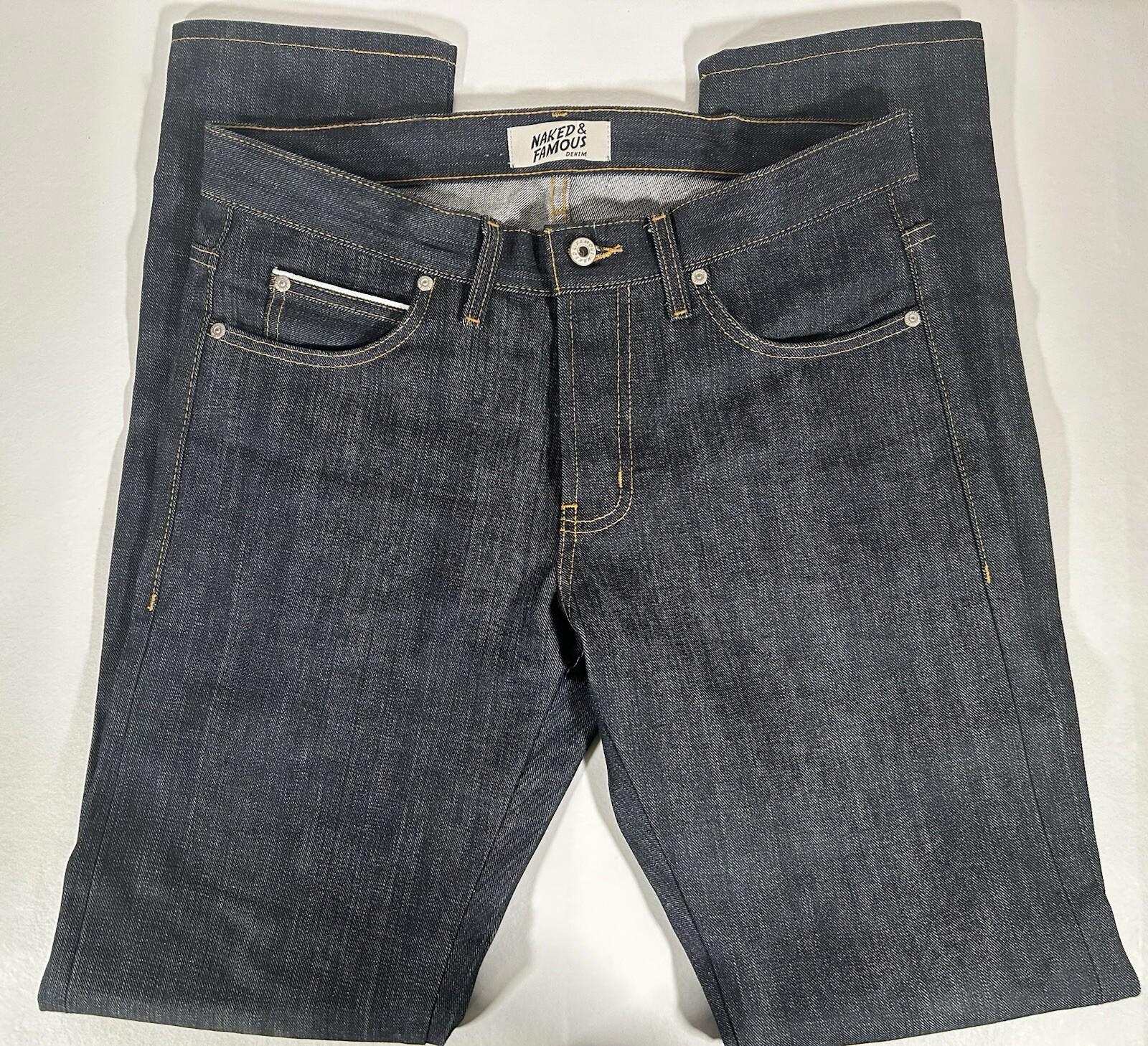 Naked & Famous Super Guy - Left Hand Twill Selvedge Denim - Straight Fit Jeans