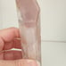 Pink lithium in quartz Tower from Brazil