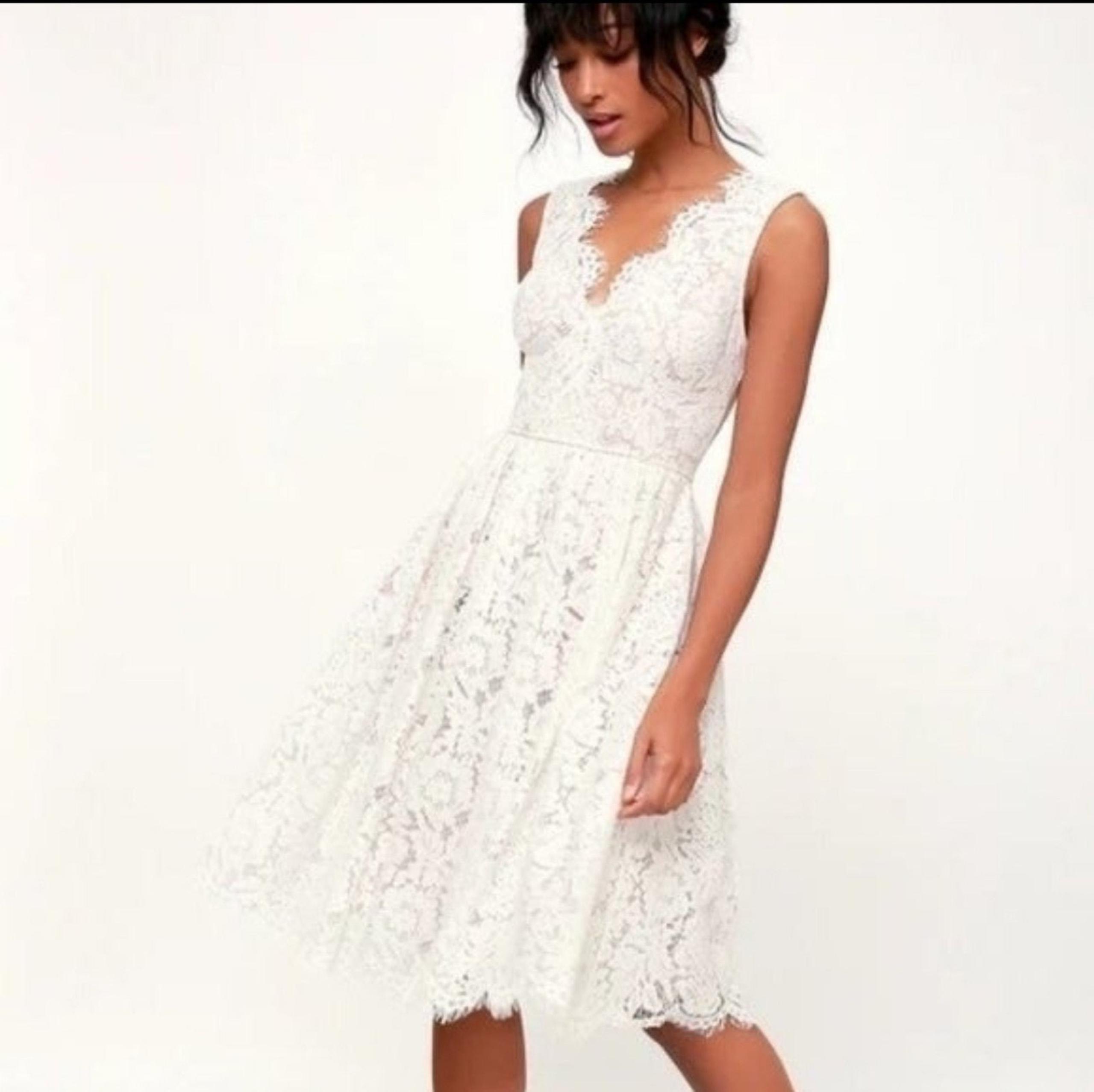 Lulu's Love Swept Lace Dress