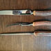 Vintage Carving Knife Set Antler Handles Carving Fork Sharpener Steel Stainless