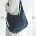 Caldofabbrica Messenger Bag Shoulder Navy Stripe Made in Japan