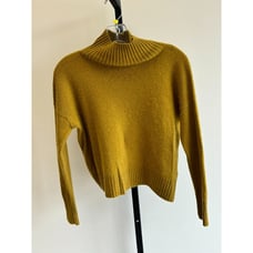 Free People Mustard Yellow Cashmere Sweater Size XS #47834