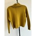 Free People Mustard Yellow Cashmere Sweater Size XS #47834