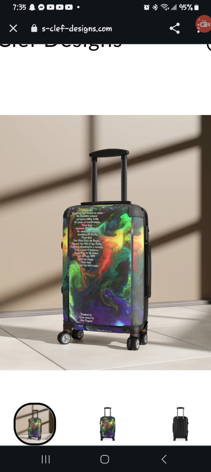 Fluid Art Bags and Clothing
