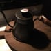 Gooseneck poured in stainless steel coffee pot