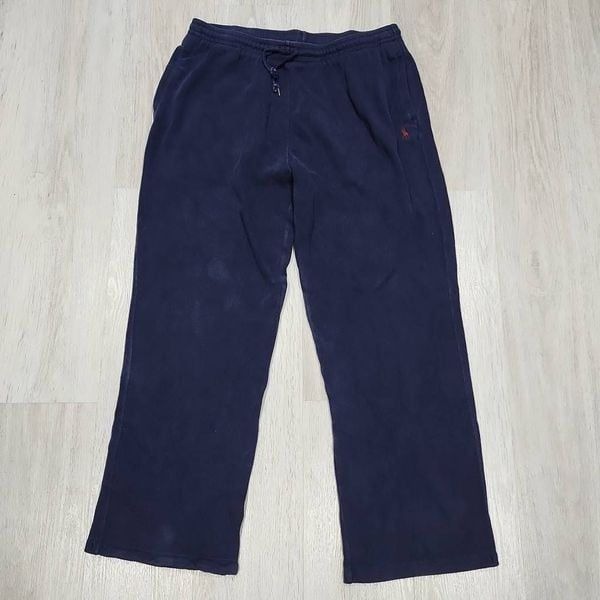Polo Ralph Lauren Men's Drawstring Straight Leg Sweatpants Navy Blue Size XL