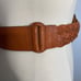 UNBRANDED Adjustable Large Buckle Brown Belt Braided Vintage