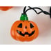 Vintage Halloween Blow Mold Pumpkin String Lights set of 10 Orange All Work